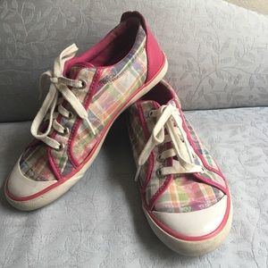 COACH lowtop pink sneakers W8.5